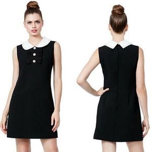 Betsy Johnson Womens 2 Shift Dress Jeweled Peter Pan Collar Sleeveless